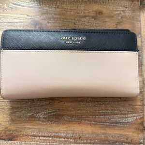 Kate Spade Black and Cream Wallet